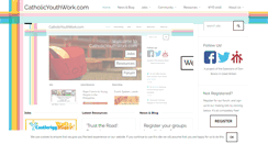 Desktop Screenshot of catholicyouthwork.com